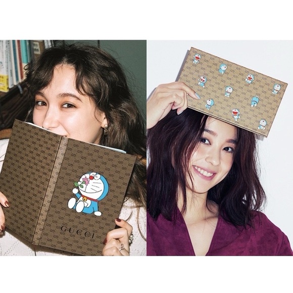 New Gucci x Doraemon hardcover notebook and notepads - Picture 1 of 7